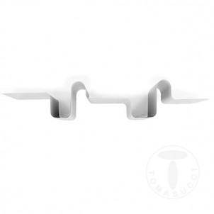 SHELF "WINDING" MET.BIANCO SHELF "WINDING" MET.BIANCO
